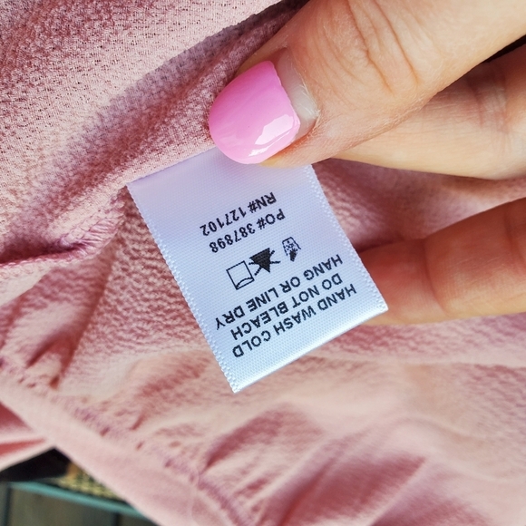 Fashion Nova Little White Lies Top - Mauve - Women's Size Small - NWOT - Picture 5 of 16